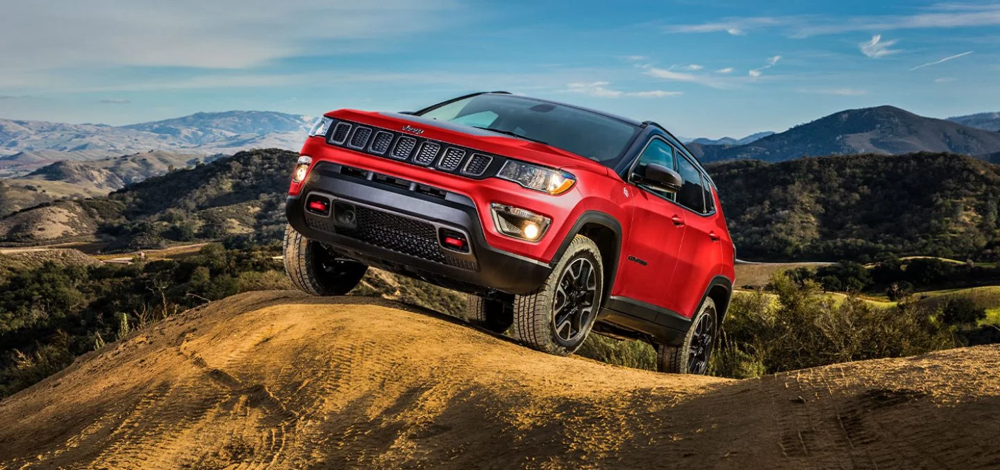 A Jeep Compass near Warrensburg, NY.